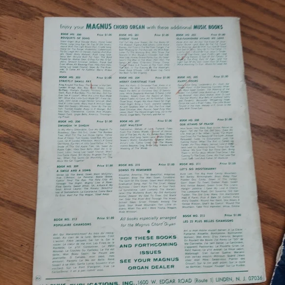Vintage OrganMusic Books  Merry Christmas Time   Christmas Music For The Magnus - Picture 6 of 10